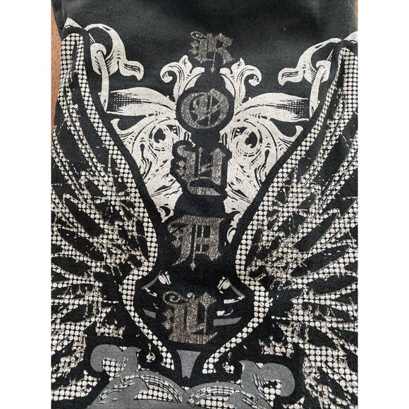 New Horizon Redemption Cyber Y2K Wings Shirt Size 2XL Grunge MMA Elite Style - Picture 3 of 6